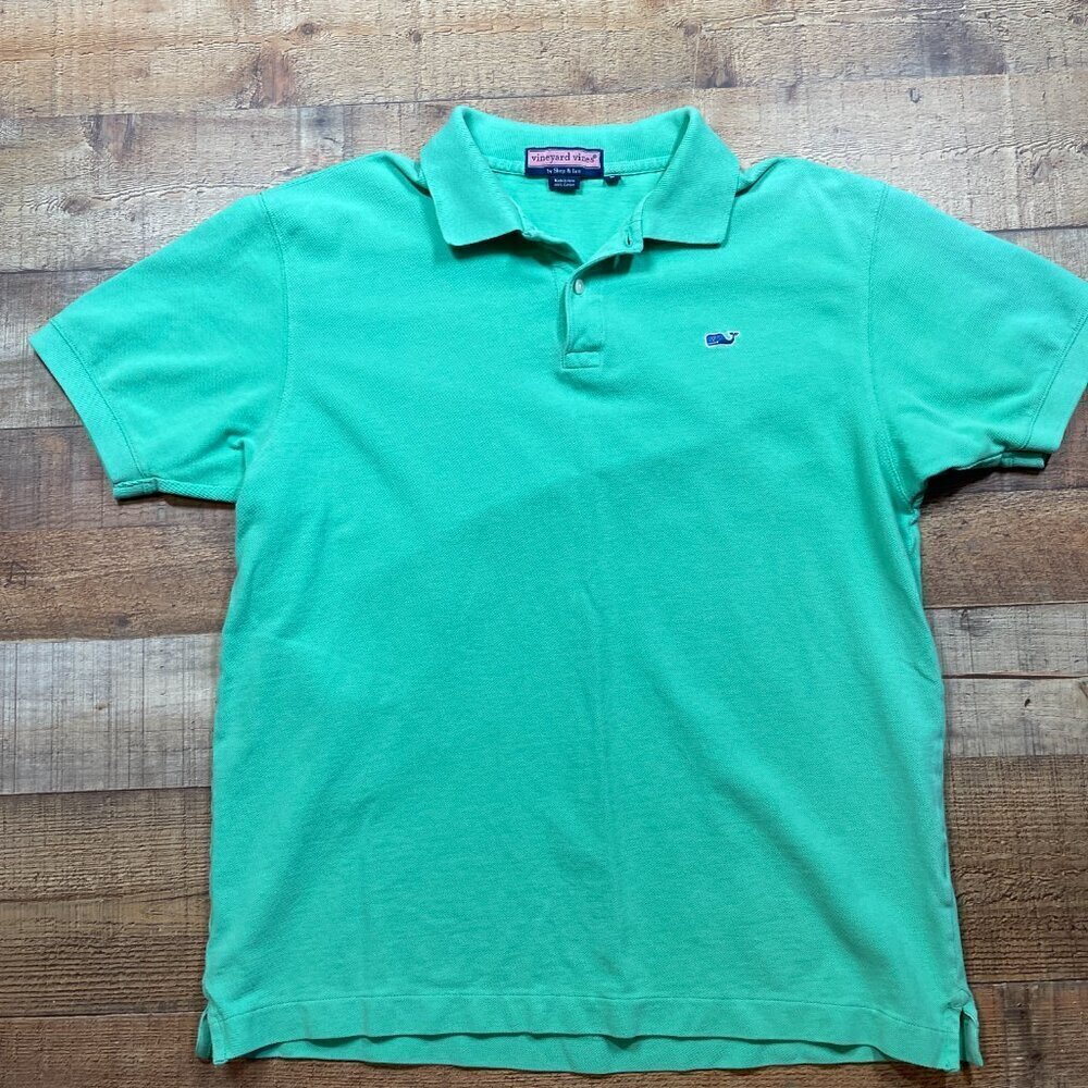 Vineyard Vines Green Polo Shirt size Medium